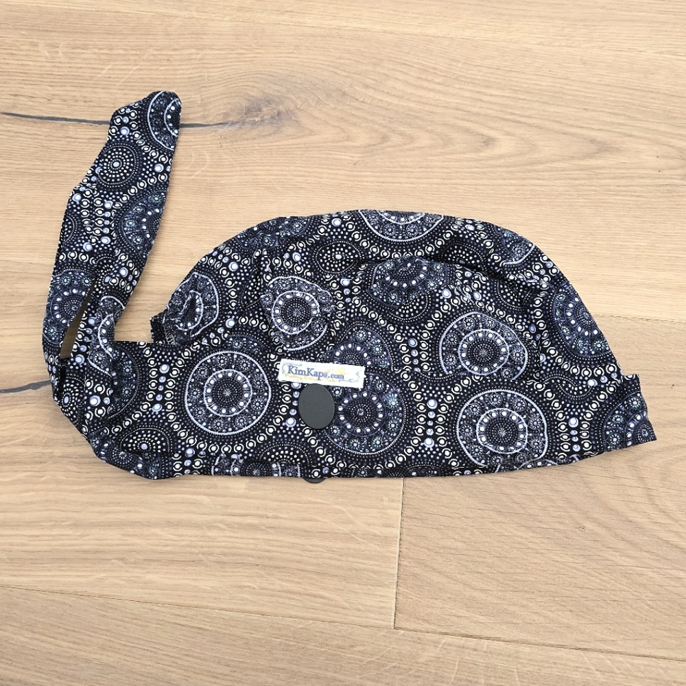 KimKaps Scrub Hat with Removable Hooks